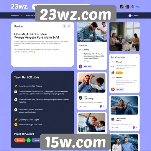 Navegação intuitiva no site 23wz.com